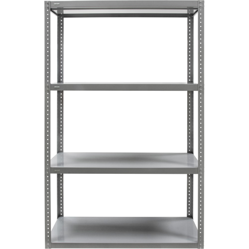 Heavy-Duty Shelving, Steel, Bolted, 3000 lbs. Capacity, 36" W x 72" H x 24" D Nia-Chem Ltd.