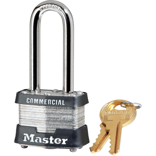 Cadenas lamin&eacute;, Argent, Cl&eacute;s diff&eacute;rentes, Acier lamin&eacute;, Largeur de 1-9/16" Nia-Chem Ltd.
