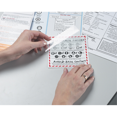 OTS WHMIS Labels, Vinyl, Sheet, 4" L x 2" W Nia-Chem Ltd.