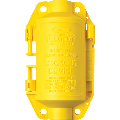 Hubbell Plugout&reg; Lockout, Plug Type Nia-Chem Ltd.