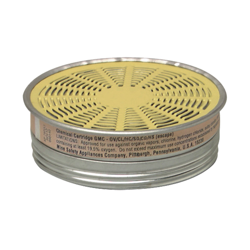 Cartouches pour respirateurs Comfo, Cartouche gaz/vapeur, Vapeurs organiques/Gaz acides Nia-Chem Ltd.