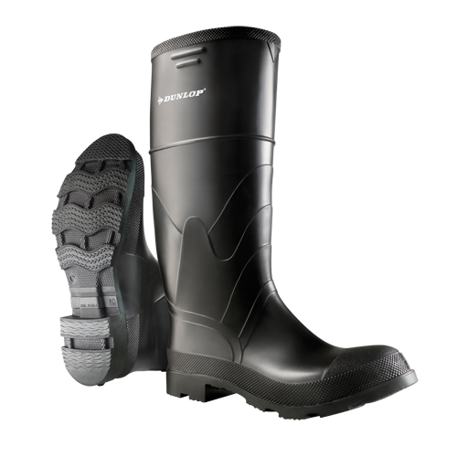 Bottes &eacute;conomiques de 16", PVC, Embout Acier, Pointure 6, Semelle R&eacute;sistant aux perforations Nia-Chem Ltd.