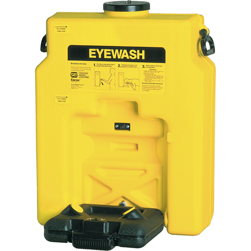 Douche oculaire, Aliment&eacute; par gravit&eacute;, Capacit&eacute; 14 gal., Conformit&eacute; ANSI Z358.1 Nia-Chem Ltd.