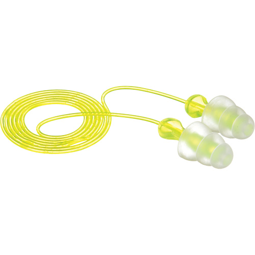 Bouchons d'oreilles r&eacute;utilisables &agrave; trois brides E-A-R, Avec cordon, Vrac - Sac en poly, 26 dB NRR, Taille unique Nia-Chem Ltd.
