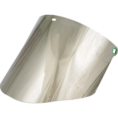 Molded Faceshield Window, Polycarbonate, Green Tint Nia-Chem Ltd.