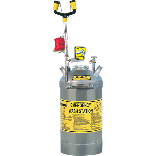 Self-Contained Eyewash Station, Pressurized, 13 gal. Capacity, Meets ANSI Z358.1 Nia-Chem Ltd.