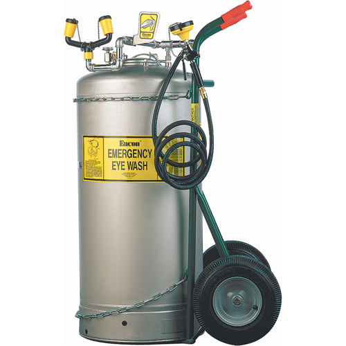 Self-Contained Eyewash Station, Pressurized, 37 gal. Capacity, Meets ANSI Z358.1 Nia-Chem Ltd.