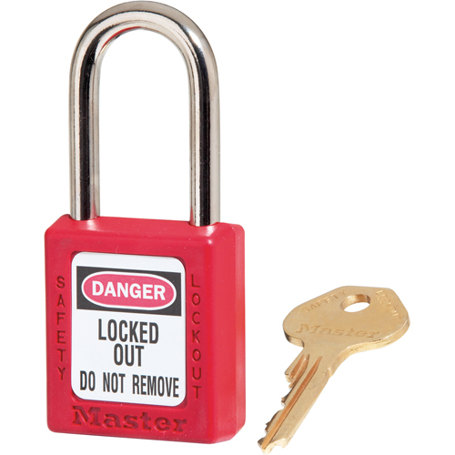 Cadenas Zenex, Cadenas de s&eacute;curit&eacute;, Cl&eacute;s diff&eacute;rentes, Thermoplastique, Largeur de 1-1/2" Nia-Chem Ltd.