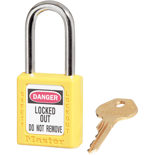 Cadenas Zenex, Cadenas de s&eacute;curit&eacute;, Cl&eacute;s diff&eacute;rentes, Thermoplastique, Largeur de 1-1/2" Nia-Chem Ltd.