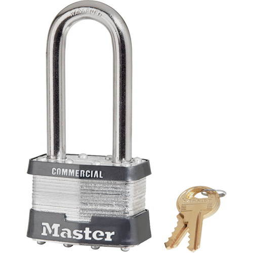 Cadenas lamin&eacute;, Argent, Cl&eacute;s diff&eacute;rentes, Acier lamin&eacute;, Largeur de 2" Nia-Chem Ltd.
