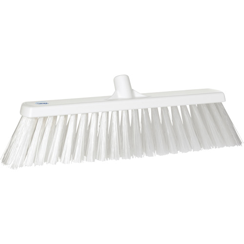 Large Particle Push Broom Head, 2-1/2", Polyester, White Nia-Chem Ltd.