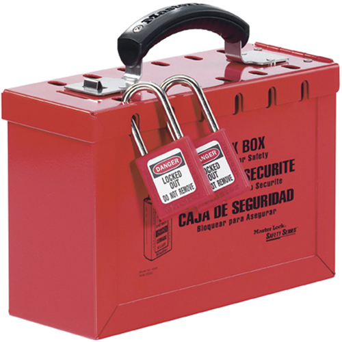 Latch Tight Portable Group Lock Box, Red Nia-Chem Ltd.