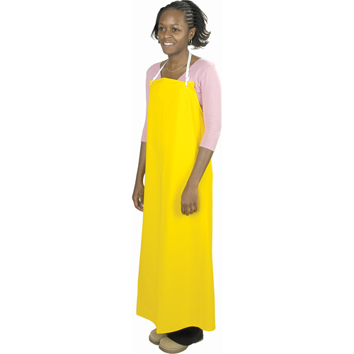 Lightweight Aprons, Polyurethane, 48" L x 35" W, Yellow Nia-Chem Ltd.