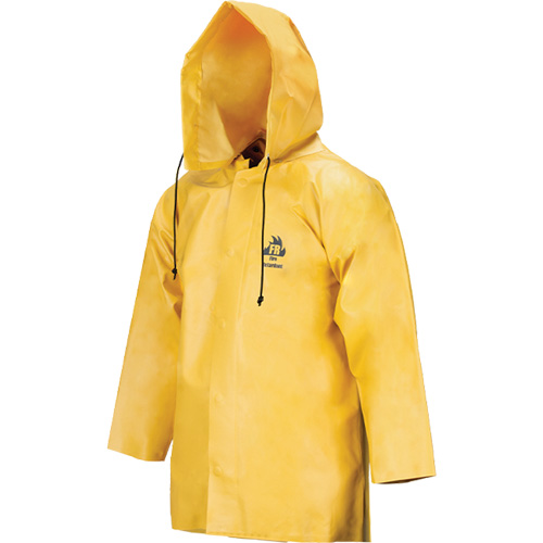 Manteau imperm&eacute;able Neo-slick r&eacute;sistant aux produits chimiques & &agrave; l'acide, T-Grand, Jaune, N&eacute;opr&egrave;ne Nia-Chem Ltd.