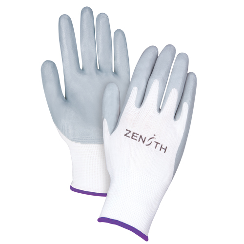 Gants l&eacute;gers enduits et respirants, 6/T-petit, R&ecirc;vetement Mousse de nitrile, Calibre 13, Enveloppe en Polyester Nia-Chem Ltd.