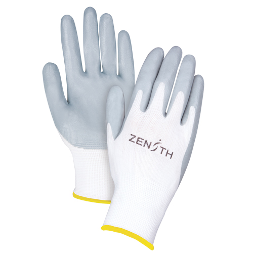 Gants l&eacute;gers enduits et respirants, 11/2T-Grand, R&ecirc;vetement Mousse de nitrile, Calibre 13, Enveloppe en Polyester Nia-Chem Ltd.
