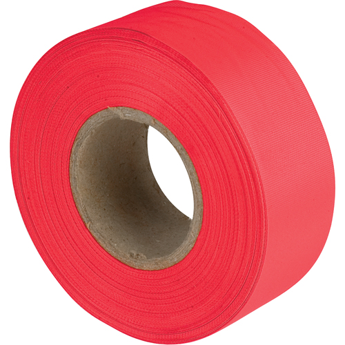 Flagging Tape, 1.1875" W x 150' L, Fluorescent Red Nia-Chem Ltd.