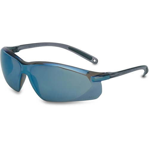 Lunettes de s&eacute;curit&eacute; Uvex s&eacute;rie A700, Lentille Bleu/Miroir, Anti-&eacute;gratignures, R&eacute;pond ou surpasse la norme CSA Z94.3 Nia-Chem Ltd.