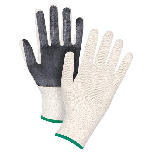 Gants en tricot &agrave; paume enduite, Poly/coton, Un c&ocirc;t&eacute;, Calibre 7, Moyen Nia-Chem Ltd.