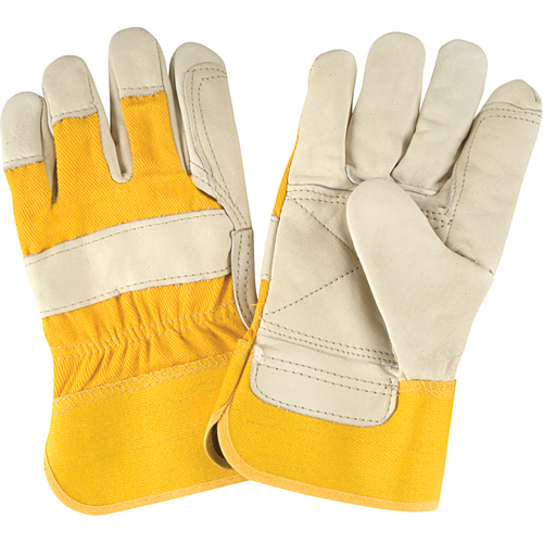 Premium Quality Fitters Gloves, Large, Grain Cowhide Palm, Cotton Inner Lining Nia-Chem Ltd.