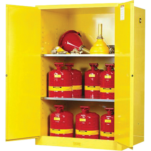 Sure-Grip&reg; Ex Flammable Storage Cabinets, 90 Gal., 2 Door, 43" W x 65" H x 34" D Nia-Chem Ltd.