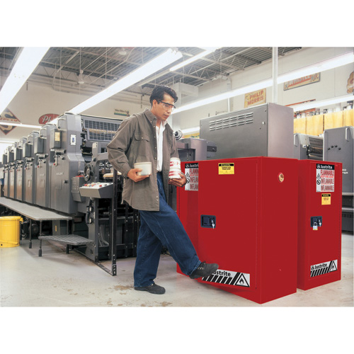 Sure-Grip&reg; EX Combustibles Safety Cabinet for Paint and Ink, 40 gal., 3 Shelves Nia-Chem Ltd.