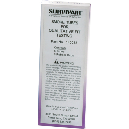 Trousses dd'essai d'ajustement - Tubes de rechange, Qualitatif, Solution Fum&eacute;e Nia-Chem Ltd.