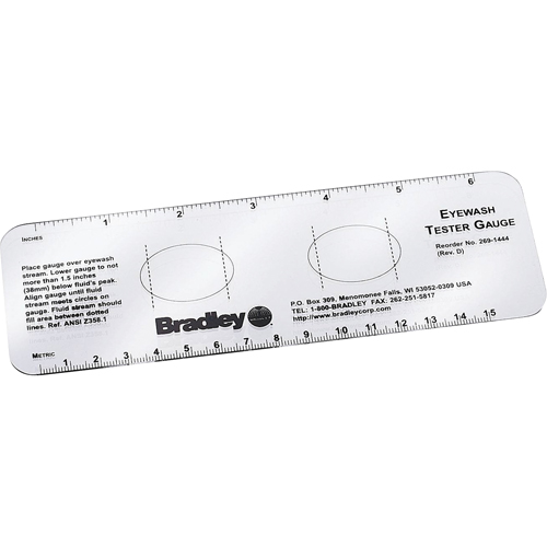 Eyewash Test Gauges Nia-Chem Ltd.