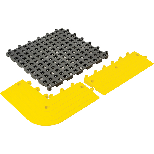 Tapis Ergodeck tout usage No 564 & No 566, PVC, 1-1/2' la c, 1-1/2' lo, 7/8" &eacute;paisseur, Charbon Nia-Chem Ltd.