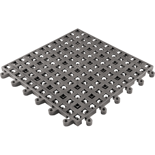 Tapis Ergodeck tout usage No 564 & No 566, PVC, 1-1/2' la c, 1-1/2' lo, 7/8" &eacute;paisseur, Charbon Nia-Chem Ltd.
