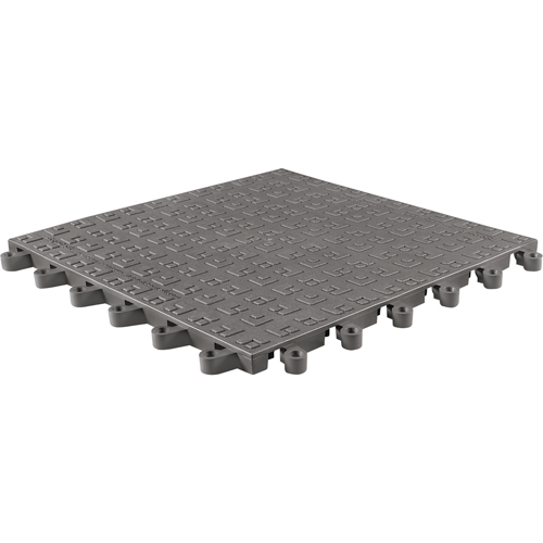 Tapis ErgoDeck Soft No 566, PVC, 1-1/2' la c, 1-1/2' lo, 7/8" &eacute;paisseur, Charbon Nia-Chem Ltd.
