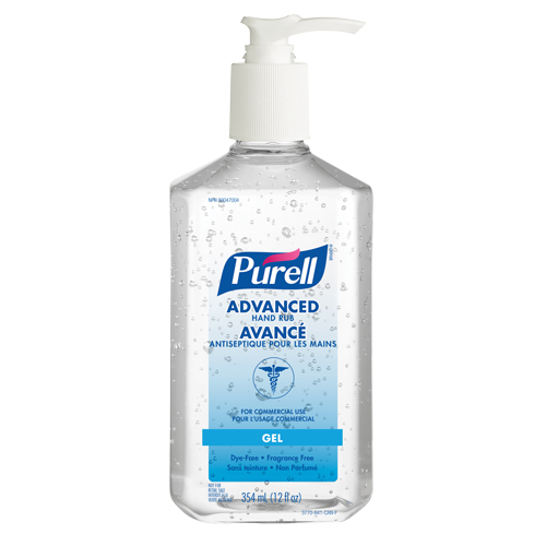 Advanced Hand Sanitizer, 354 ml, Pump Bottle, 70% Alcohol Nia-Chem Ltd.
