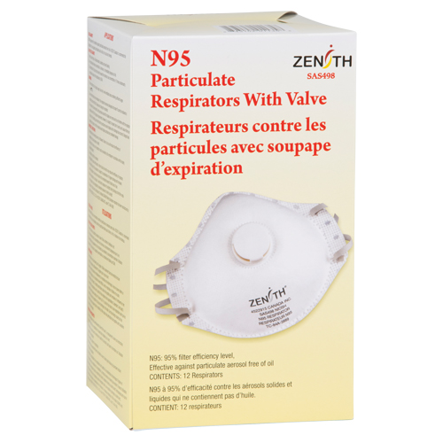 Particulate Respirators, N95, NIOSH Certified, Medium/Large Nia-Chem Ltd.