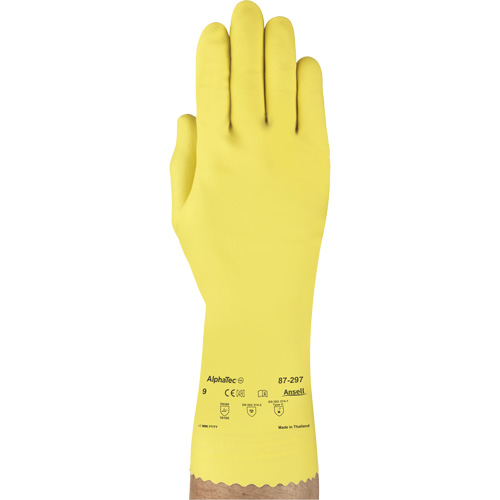 Gants Versatouch 297, Taille T-Grand/10, 12" lo, Latex de caoutchouc, Doublure en Ouat&eacute;e, 20 mils Nia-Chem Ltd.