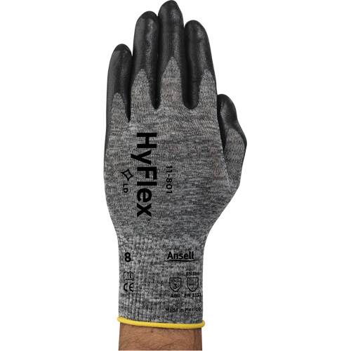 Hyflex&reg; 11-801 Gloves, 7/Small, Foam Nitrile Coating, 15 Gauge, Nylon Shell Nia-Chem Ltd.
