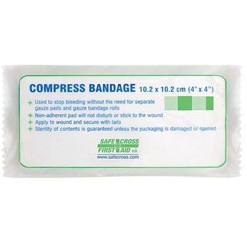 Bandages Compressifs - St&eacute;riles, 4-1/4" lo x 3-1/2" la Nia-Chem Ltd.