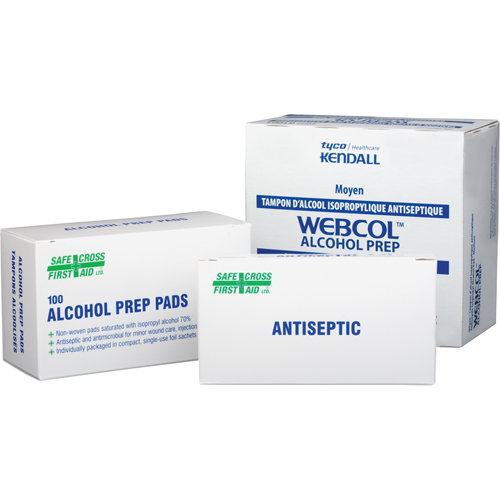 Tampons alcoolis&eacute;s, Serviette, Antiseptique Nia-Chem Ltd.