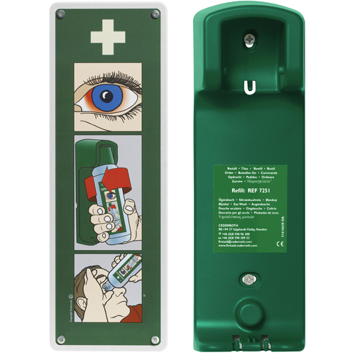 Support mural pour solution ophtalmique Cederroth Nia-Chem Ltd.