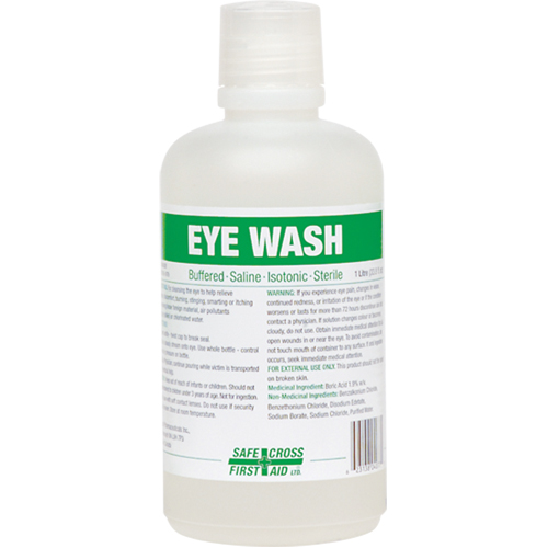 Eyewash Solution, Full Bottle, 1000 ml Nia-Chem Ltd.