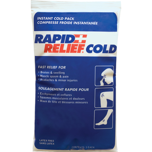 Rapid Relief&reg; Instant Chill Pack, Cold, Single Use, 9" x 6" Nia-Chem Ltd.