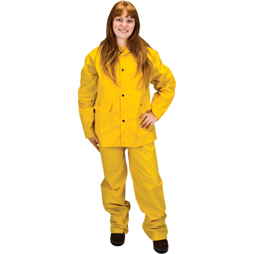 RZ100 Rain Suit, Polyester/PVC, 2X-Large, Yellow Nia-Chem Ltd.