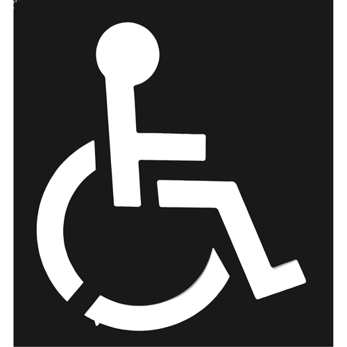 Pochoirs pour parc de stationnement, Anglais, 37" x 43" Nia-Chem Ltd.