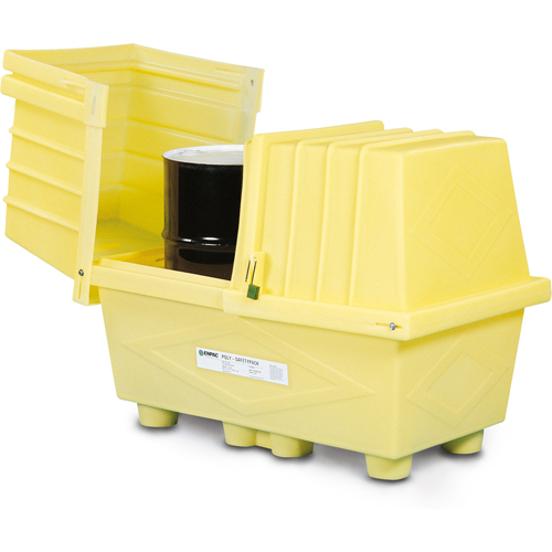 Contenants Poly-Safetypack sans drain, 60,5" lo x 37,25" la x 45,75" h, Capacit&eacute; de charge 1200 lb Nia-Chem Ltd.