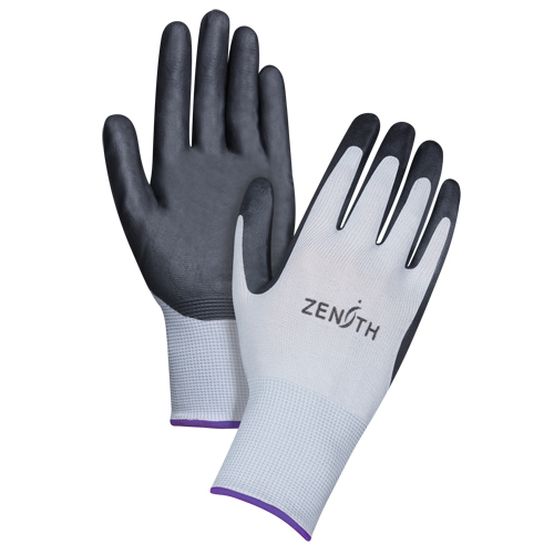Gants l&eacute;gers enduits et respirants, 6/T-petit, R&ecirc;vetement Mousse de nitrile, Calibre 13, Enveloppe en Polyester Nia-Chem Ltd.