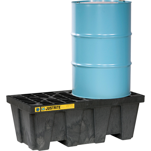 Palettes pour contr&ocirc;le des d&eacute;versements EcoPolyBlend sans drain, Capacit&eacute; de d&eacute;versement 66 gal. US, 49" x 25" x 18" Nia-Chem Ltd.