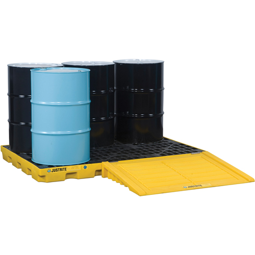 EcoPolyBlend Accumulation Centers, 73 US gal. Spill Capacity, 73" x 49" x 5.5" Nia-Chem Ltd.