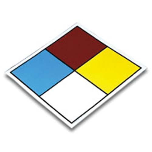 Plaque-&eacute;tiquette de s&eacute;curit&eacute; de la NFPA, vierge, Vinyle Nia-Chem Ltd.