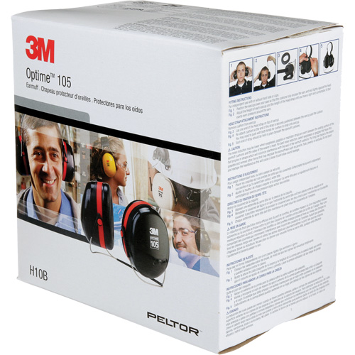 Peltor Optime 105 Series Earmuffs, Neckband, 29 NRR dB Nia-Chem Ltd.