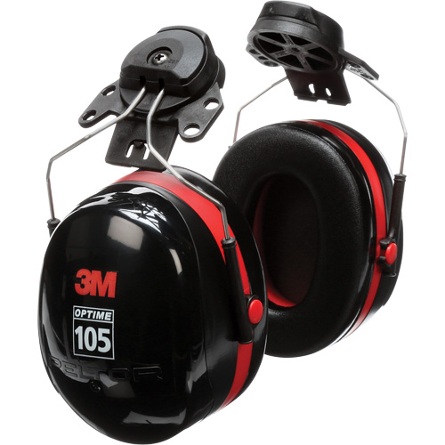 Peltor Optime 105 Series Earmuffs, Cap Mount, 27 NRR dB Nia-Chem Ltd.