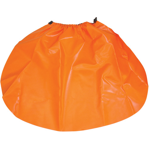 &eacute;cran anti-pluie pour casque de s&eacute;curit&eacute;, Taille unique, Orange, Nylon/PVC Nia-Chem Ltd.